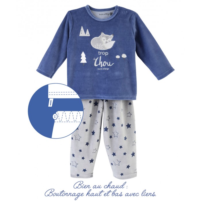 Pyjama bébé fille Accueil Pyjama d'hiver de vêtements pour enfants