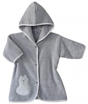 3] Nouveau-né bébé robes dessin animé à capuche sommeil peignoir robe  vêtements de nuit serviette de bain bébé filles vêtements - 1